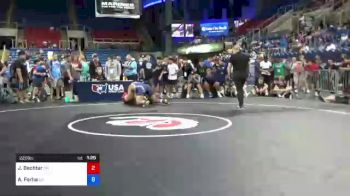 220 lbs Semifinal - James Bechter, Ohio vs Adam Farha, California