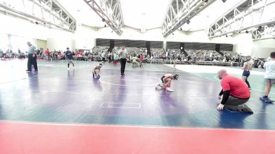 65 lbs Rr Rnd 8 - Lincoln Brower, Mat Assassins White vs Joey Snyder, Seagull Wrestling Club