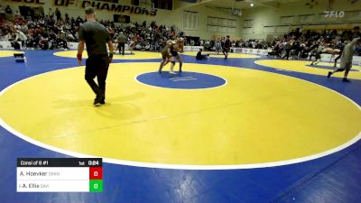 141 lbs Consi Of 8 #1 - Ames Hoevker, Granite Hills-El Cajon vs Austin Ellis, Davis (UT)