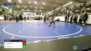100 lbs Rr Rnd 3 - Cannon Hughes, Verdigris Youth Wrestling vs Cooper Graves, Salina Wrestling Club