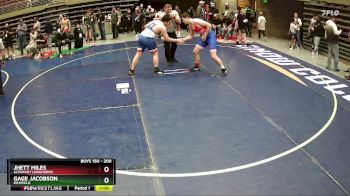 200 lbs Cons. Semi - Jhett Miles, Altamont Longhorns vs Gage Jacobson, Richfield