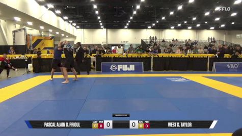 West K. Taylor vs Pascal Alain G. Prioul 2025 World IBJJF Jiu-Jitsu No-Gi Championship