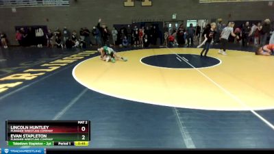 98 lbs Semifinal - Evan Stapleton, Punisher Wrestling Company vs Lincoln Huntley, Punisher Wrestling Company