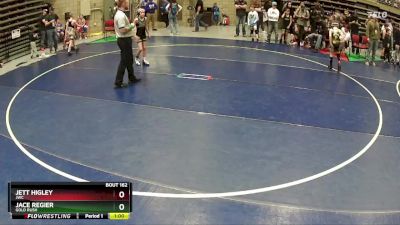 78 lbs Champ. Round 3 - Jace Regier, Gold Rush vs Jett Higley, JWC