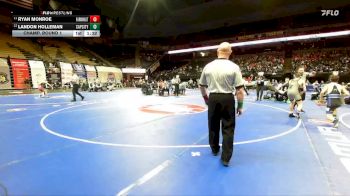 113 Class 3 lbs Champ. Round 1 - Ryan Monroe, Farmington vs Landon Holleman, Capital City