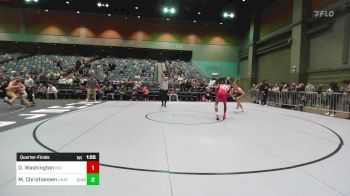 174 lbs Quarterfinal - Donnell Washington, Indiana vs Mason Christiansen, UNATT-Oregon State