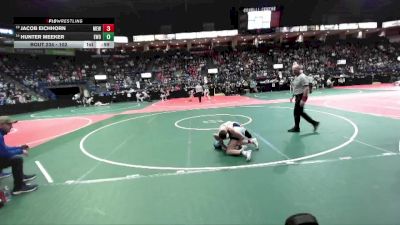 102 lbs Champ. Round 2 - Jacob Eichhorn, MEW3 vs Hunter Meeker, EWO3