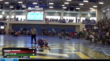 150 lbs Champ. Round 2 - Hudson Pancoast, SWANTON vs Crew Kaylor, Leo