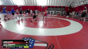 165 lbs Round 2 (6 Team) - Isaac Thompson, Princeton Tigers vs James Dozier, Roncalli