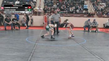 65_B lbs Round Of 32 - Camden Stauffer, Port Allegany vs Corbin Kochis, Connellsville