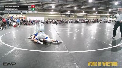 108 lbs Consi Of 32 #2 - Macyn Gardner, Dakota Boyz Wrestling Club vs Cordeus Wahl, Bristow Youth Wrestling