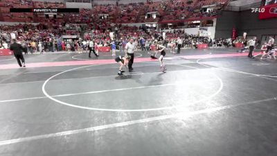 88 lbs Cons. Round 5 - Ethan Schulist, Wittenberg-Birnamwood vs Logan Goodreau, The Complete Wrestler