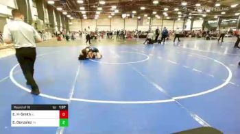 112 lbs Round Of 16 - Evelyn Holmes-Smith, AL vs Ella-Lina Gonzalez, TN