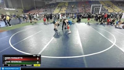 152 lbs Cons. Round 2 - Louis Hendricks, TN vs Aiden Marquette, WI