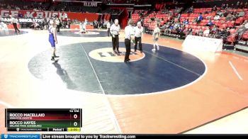 3A 106 lbs Champ. Round 1 - Rocco Hayes, Orland Park (Sandburg) vs Rocco Macellaio, Wheaton (North)