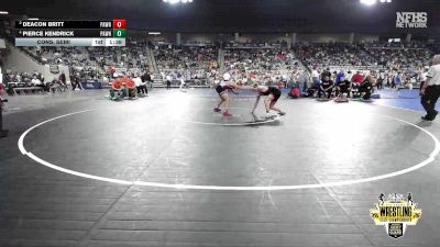 B3A-132 lbs Cons. Semi - Pierce Kendrick, Pawhuska vs Deacon Britt, Pawnee