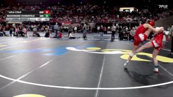 100 lbs Cons. Round 3 - Lola Colo, Nampa vs Mackenzee Donenfeld, Sandpoint