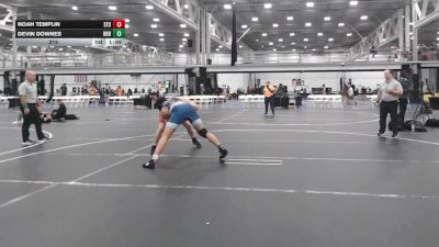 215 lbs Finals (8 Team) - Noah Templin, Steller Trained Seripas vs Devin Downes, Barn Brothers BlueWave