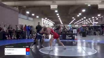 92 kg Consi Of 8 #1 - Kash Anderson, Colorado Mesa Wrestling Club vs Arick Lopez, California Lancer RTC