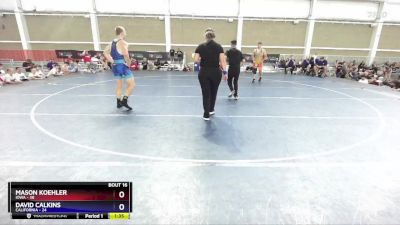 215 lbs Placement Matches (8 Team) - Mason Koehler, Iowa vs David Calkins, California