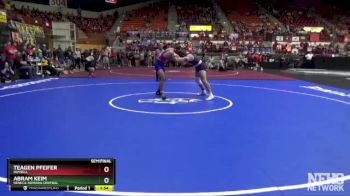 3-2-1A 165 Semifinal - Teagen Pfeifer, Russell vs Abram Keim, Seneca-Nemaha Central