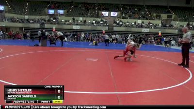 102 lbs Cons. Round 3 - Henry Metzler, De Pere Redbirds Youth vs Jackson Ganfield, Mn Elite