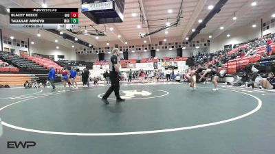130 lbs Consi Of 4 - Blacey Reece, Grove vs Tallulah Arroyo, McAlester High School Girls