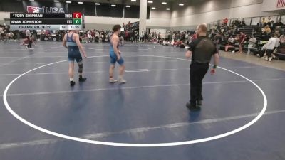 144 lbs Champ. Rd Of 32 - Toby Shipman, Threestyle Wrestling Of Oklahoma vs Ryan Johnston, Relentless Training Center