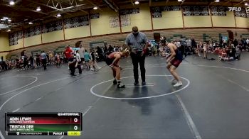 115 lbs Quarterfinal - Tristan Dee, Elite Wrestling Nj vs Adin Lewis, Henlopen Hammers
