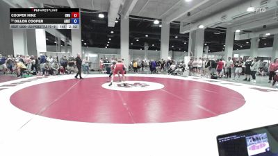U20 Freestyle FS - 61 lbs Cons. Round 4 - Cooper Hinz, Colon Wrestling Academy vs Dillon Cooper, AR RTC