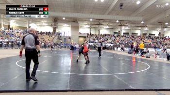 AA 165 lbs Cons. Round 3 - Arthur Silva, Science Hill High School vs Myles Snelling, Bartlett High School
