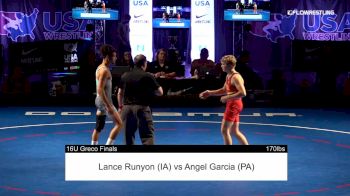 170 lbs Final - Lance Runyon, Iowa vs Angel Garcia, Pennsylvania