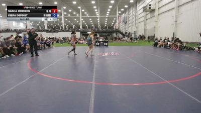 140 lbs Sasha Johnson, Illinois vs Kiera Depinet, Ohio Red