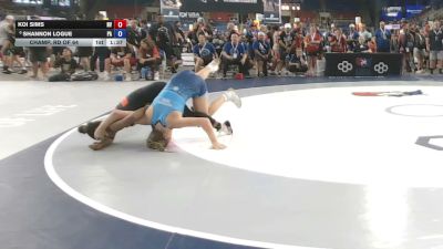 135 lbs Champ. Rd Of 64 - Koi Sims, Nevada vs Shannon Logue, Pennsylvania