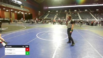 109 lbs Final - Hudson Bragg, Bear Cave vs Quade Probst, Sanderson Wrestling Academy