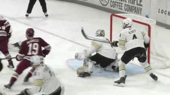 MUST SEE: Army Goalie Jacob Biron Had An Insane Save Sequence Against UMass