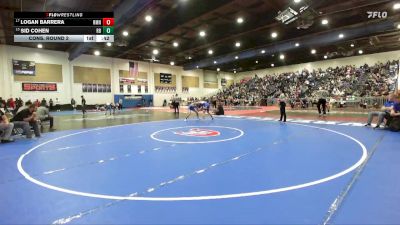 120 Boys Cons. Round 2 - Sid Cohen, Rancho Bernardo vs Logan Barrera, Ramona