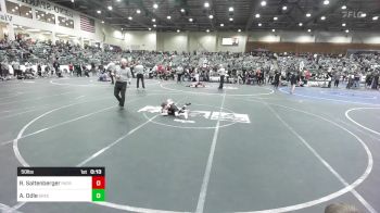 50 lbs 3rd Place - Reed Saltenberger, Patriot Mat Club vs Axel Odle, Greenwave Youth WC