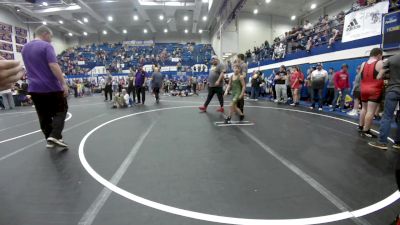 75 lbs Semifinal - Dax Williams, Weatherford Youth Wrestling vs Tyson Walters, Madill Takedown