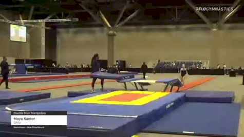 Maya Kantor - Double Mini Trampoline, CAVU - 2021 USA Gymnastics Championships