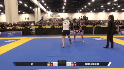 Nicholas M Albin vs William James Vincent 2025 World IBJJF Jiu-Jitsu No-Gi Championship