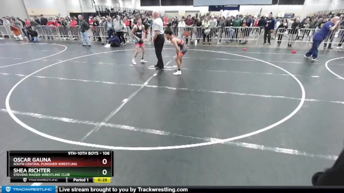 106 lbs Cons. Round 4 - Oscar Gauna, South Central Punisher Wrestling ...