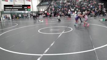 126-132 lbs Round 3 - Londynn Cunningham, Ottawa County Wrestling Club vs Marley Jackson, O`Neill Leprechaun Wrestling