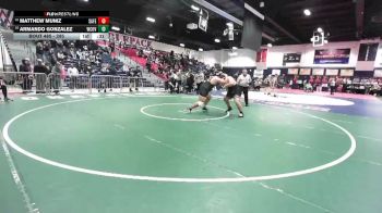 285 lbs Cons. Round 3 - Matthew Muniz, Santa Fe vs Armando Gonzalez, West Covina