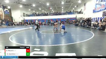 145 lbs Quarterfinal - Damion Hamilton, Post Falls vs Brett Meyers, Coeur D Alene