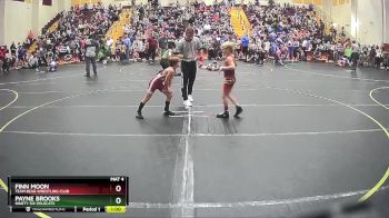 66 lbs Semifinal - Finn Moon, Team Bear Wrestling Club vs Payne Brooks, Ninety Six Wildcats