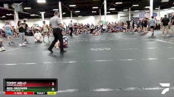 113 lbs Round 3 (6 Team) - Tommy Aiello, Savage WA Black vs Reid Ordower, Este Built Elite