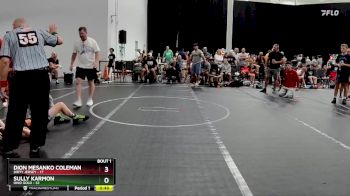 120 lbs Semis (4 Team) - Dion Mesanko Coleman, Dirty Jersey vs Sully Karmon, Ohio Gold