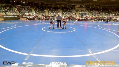66 lbs Round Of 16 - Winnie Brown, Team Tulsa Wrestling Club vs Mia Kerr, Roundtree Wrestling Academy
