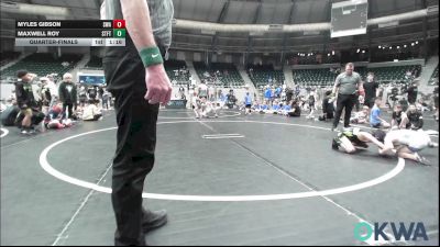 60 lbs Quarterfinal - Myles Gibson, Shelton Wrestling Academy vs Maxwell Roy, Standfast